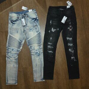 2 pair bundle skinny jeans
